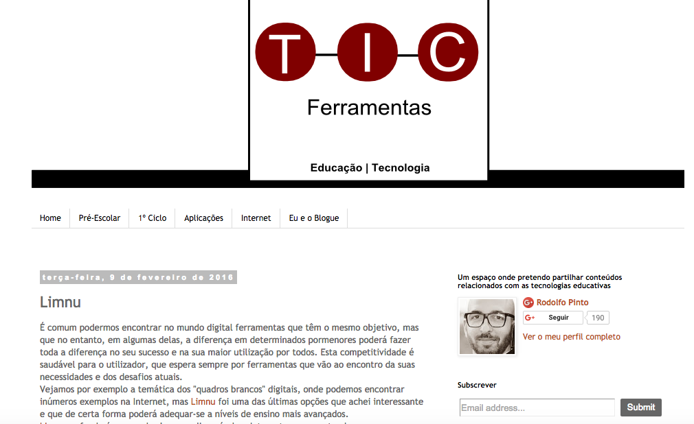 TIC Ferramentas | Limnu's educational tools